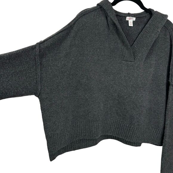 NWT Flirtitude Active Hoodie Sweater Women's Tight Knit Streetwear Size M - Picture 3 of 9